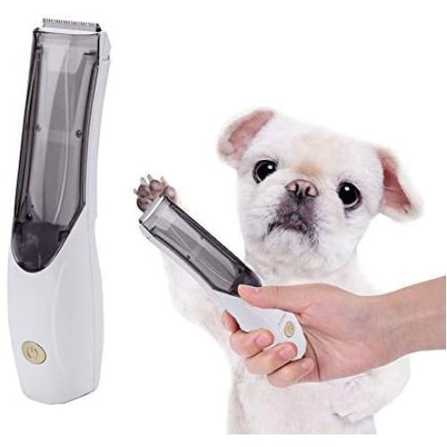 LLQ Dog Clippers Vacuum Pet Hair Clipper Professional Cordless Hair with Suction Charging Dog Grooming Kit Suitable