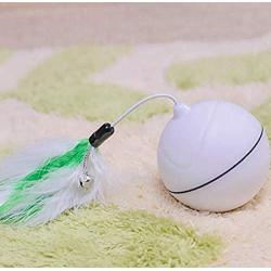 Wei&H Cat Ball, Electric Vibration Plastic Toy Ball, Automatic Toy cat Feather Ball