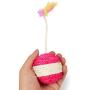 Mikey Store Pet Cat Kitten Toy Rolling Sisal Scratching Cat Toy Funny Kitten Play Dolls