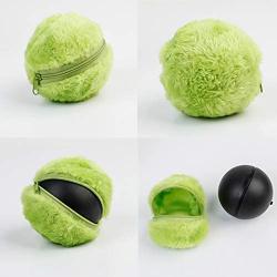 Magic Roller Ball Toy Automatic Roller Ball with 1 Rolling Ball and 4 Color Ball Cover for Dog Cat Pet Toy