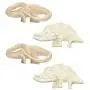 NB Durable Dental Dinosaur Textured Dog Chew Toy Stagosaurus Brontosaurus Set of 2 (Two - Packs)