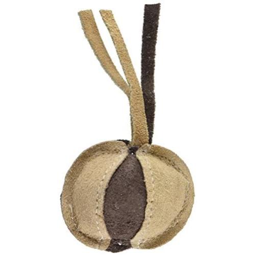 SPOT Ethical Pets Dura Fused Leather Ball Cat Toy, 2.5''