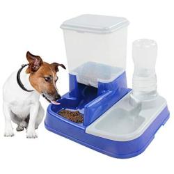 Automatic Pet Dog Cat Food and Water Feeder Set for Dogs Cats Puppy Kitten Auto Food Dispenser Feeding Bowl 5L