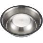 Juvale Stainless Steel Dog Bowls - Set of 2 Large Pet Food and Water Dish Bowls, Ideal for Large Dogs - Silver, 10 Inches Diameter