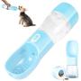 iiDesign Dog Water Bottle for Walking, Portable Dog Water Bottles with Drinking and Feeding Function, Dog Travel Water Bottle, Pet Water Bottle for Outdoor Hiking Walking Travel