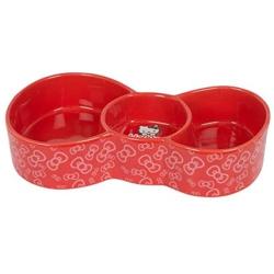 Hello Kitty 3 Section Cat Feeding Bowl