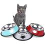 Legendog 3Pcs Cat Bowls, Cute Cat Food Bowls, Stainless Steel Cat Bowl, Cat Bowls for Food and Water, Cat Food Dish with Food Scoops…