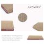 AMZNOVA Cat Scratcher Cardboard Scratching Pads Scratch Lounge Sofa Bed, Wood Floor Print