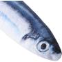BHSHOP Two Sets Catnip Fish Toys for Cat, 20 cm Cat Toys, Cat Catnip Toys, Cat Chew Toys, Pet Toy, Simulation Saury Fish Toy, Interactive Plush Cat Toys, for Cat, Puppy, Dog
