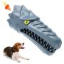 Dog Chew Toys for Aggressive Chewers Large Breed, Rubber Dog Toothbrush & Squeaky Chew Toys,Reduces Plaque & Tartar Teeth Cleaning Pet Toys, Tough Tear-Resistant Dog Toys