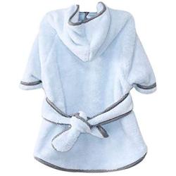 MHCT Dog Bathrobe Soft Warm Dog Pajamas with Double-Sided Adjustable Coral Fleece Dog Drying Towel Robe Pet Clothes for Large,Medium,Small Dogs