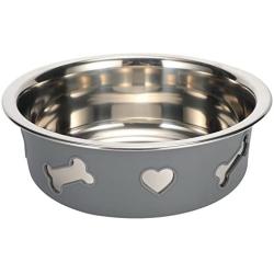 v Dog Bowl Stainless Steel Pet Bowl Cat Bowl Dog Food Water Bowl Dog Basic Bowl