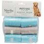 Martha Stewart Pets Waste Bags For All Dogs | 180 Large Unscented Doggie Bags, 12 Rolls of Tear-Resistant Dog Waste Bags