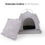 BFACCIA Cat Tents Cave Bed for Cats Puppy Pet Play House Portable Exercise Tent Playpens 4-Sided Comfortable Cat Beds Folding Pet Tent Small Animal House Cage