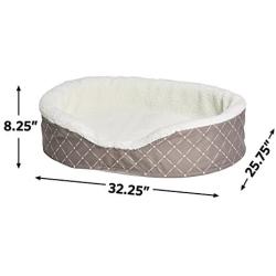 MidWest Homes for Pets CU36MRD Couture Orthopedic Cradle Pet Bed for Dogs & Cats, Intermediate