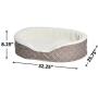 MidWest Homes for Pets CU36MRD Couture Orthopedic Cradle Pet Bed for Dogs & Cats, Intermediate