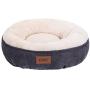 EMME Cats Bed Small Dog Bed 20in Donut Cat Bed Round Shape Dog Beds with Non-Slip Bottom Cozy, Warming and Machine Washable Cuddler Cushion Bed for Puppy Kitten and Newborn Pets