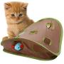 Pet Toys Great Funny Cat Toy Mouse Hole Stick with Bells Grasping Interactive Mouse Hunt Cat Toys