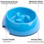 Super Design Anti-Gulping Dog Bowl Slow Feeder, Interactive Bloat Stop Pet Bowl for Fast Eaters