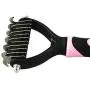 snailmon Double Sided Pet Dematting Rake Comb,6+11 Teeth,Professional Undercoat Rake Brush for Dogs & Cats, Blue/Pink (Pink) snailmon Double Sided Pet Dematting Rake Comb,6+11 Teeth,Professional Undercoat Rake Brush for Dogs & Cats, Blue/Pink (Pink)