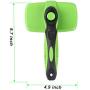 smartelf Pet Grooming Brush Self Cleaning Slicker Brushes for Dogs and Cats Long & Thick Hair Best Pet Shedding Tool for Grooming Loose Undercoat,Tangled Knots & Matted Fur