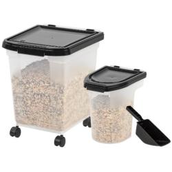 IRIS Airtight Food Storage Combo with Scoops