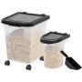 IRIS Airtight Food Storage Combo with Scoops