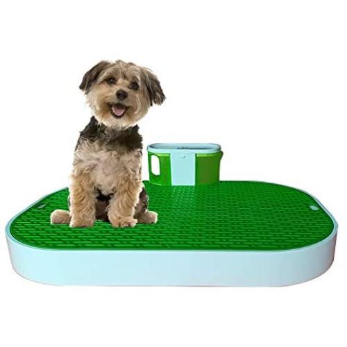 TOPRADE Pee Pad Intelligent Training Tray Indoor Dog Toilet for Peeing Puppies, Odor-Free, No More Costly Paper Urine Pads
