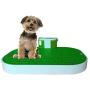 TOPRADE Pee Pad Intelligent Training Tray Indoor Dog Toilet for Peeing Puppies, Odor-Free, No More Costly Paper Urine Pads