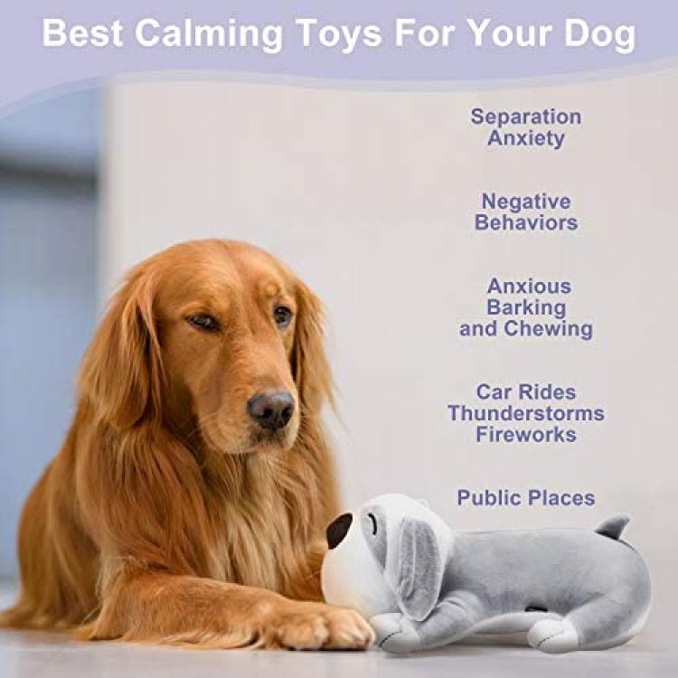 Moropaky Dog Toy Heartbeat Plush Puppy Toy Dog Training Toy to Separate  Anxiety Relief for Calming