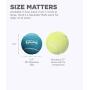 Outward Hound Squeaker Ballz & Tennis Ballz - Squeaking & Fetching Tennis Ball Dog Toys