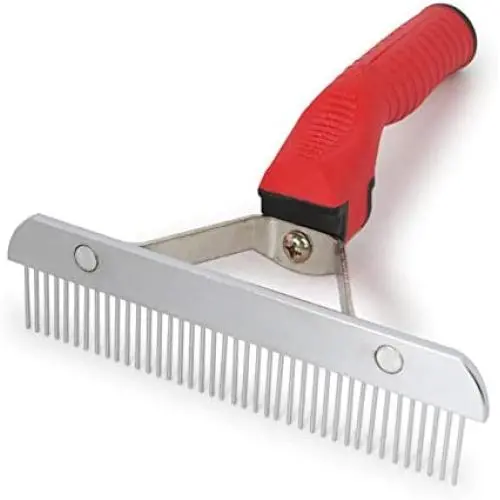 ASOCEA Pet Dog Grooming Extra-Large Rake Comb Deshedding Tool Beauty Comb for Medium Large Dogs Golden Retriever Husky German Shepherd ASOCEA Pet Dog Grooming Extra-Large Rake Comb Deshedding Tool Beauty Comb for Medium Large Dogs Golden Retriever Husky German Shepherd