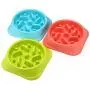 GrandEZ-Slow Feeder Dog Bowl - Fan Shape Reduces Speed of Eating with Great Health Benefits for Small, Medium and Large Dogs
