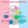 ikjuh Cat Turntable Toys Interactive Round Pet Toys 4 Layers Plastic Ball Rocking Roller for Cats Kitten IQ Training Puzzle Track Tower with Balls (Pink)