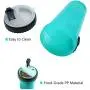 Dog Water Bottle for Walking Hiking Camping Outdoor and Food Container 2 in 1 with 2 Collapsible Dog Bowls,MSDADA Leak Proof Portable Travel Water Dispenser Best Christmas Gift for Dogs Cats and Other Pets (XL Size，Blue)