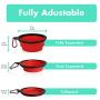 Pawssimo 2 Pack Collapsible Silicone Dog, Cat Food & Water Bowl | Multi Use, Travel Cup BPA Free Dishwasher Safe | Compact Dish, Free Carabiner