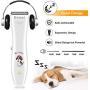 KEMEI Dog Hair Clippers Grooming Professional Cordless Pet Hair Clippers Low Noise Rechargeable Electric Trimmer Hair Clippers Kit with Comb Guides for Dogs, Cats Pets