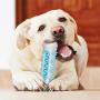 UHKZ Tough Dog Chew Toys for Aggressive Chewers-Nearly Indestructible Non-Toxic Nylon and Natural Durable Rubber Chew Toys Bone for Large Medium Dogs.