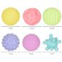 XIHONGSHIR Soft Rubber Dog Balls, Dog Toys Balls, Tooth Cleaning, Interactive Dog Toys, Environmental Soft Rubber Non Toxic, Exercise Game Ball, Jelly Color (6Pcs),6pcs