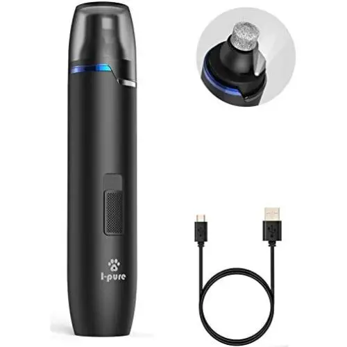 Dog Nail Grinder for Large Dogs With LED,Electric Dog Nail Trimmer Clipper,2 Speed Pet Nail Grinder for Dogs Grooming Kit,Rechargeable Painless Cat Paws File Grooming & Smoothing for Medium Dogs