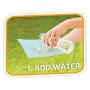 Pet Fresh Wash Mitts - Water Activated Pet Shampoo Mitt - 5 Pack