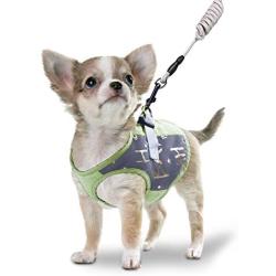 Pet Soft Warm Cat Harness, Adjustable Cat Dog Vest Harness and Leash for Walking Escape Proof, Reflective Soft Kitten Harness for Small Medium Puppies