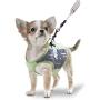 Pet Soft Warm Cat Harness, Adjustable Cat Dog Vest Harness and Leash for Walking Escape Proof, Reflective Soft Kitten Harness for Small Medium Puppies