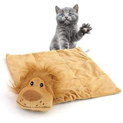 Yagamii Pet Toys Squeak Plush Mat with Sound Paper Inside,Cats Play Cushion Pad for Small Medium Large Dog Cats,Pets Fun Toy Entertainment Exercise Tool to Keep Fit