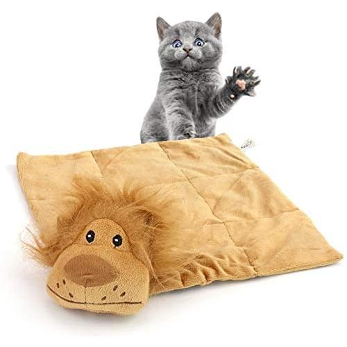 Yagamii Pet Toys Squeak Plush Mat with Sound Paper Inside,Cats Play Cushion Pad for Small Medium Large Dog Cats,Pets Fun Toy Entertainment Exercise Tool to Keep Fit