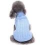 Small Dog Sweater, Warm Pet Sweater, Cute Knitted Classic Dog Sweaters for Small Dogs Girls Boys, Cat Sweater Dog Sweatshirt Clothes Coat Apparel for Small Dog Puppy Kitten Cat (Small, Light Blue)