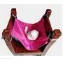 CUSFULL Cat Hammock Bed Comfortable Hanging Pet Hammock Bed for Cats/Small Dogs/Rabbits/Other Small Animals 22 x17 inch CUSFULL Cat Hammock Bed Comfortable Hanging Pet Hammock Bed for Cats/Small Dogs/Rabbits/Other Small Animals 22 x17 inch