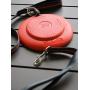 Dexas Off Leash Frisbee Flyer Floating Dog Toy with Removable Leash Attachment