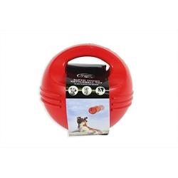 Smart Choice Super Tough Rubber Kettlebell Dog Toy, Red, 0.318 kg