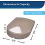 PetSafe 5 Meal Automatic Pet Feeder, Dog and Cat Dry Food Dispenser, with Digital Clock and Portion Control, 1 Cup Compartment Portions, 5 Cups Total Capacity